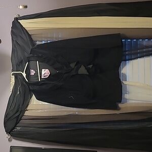 NWT- black velvet zip top.  Size 2x